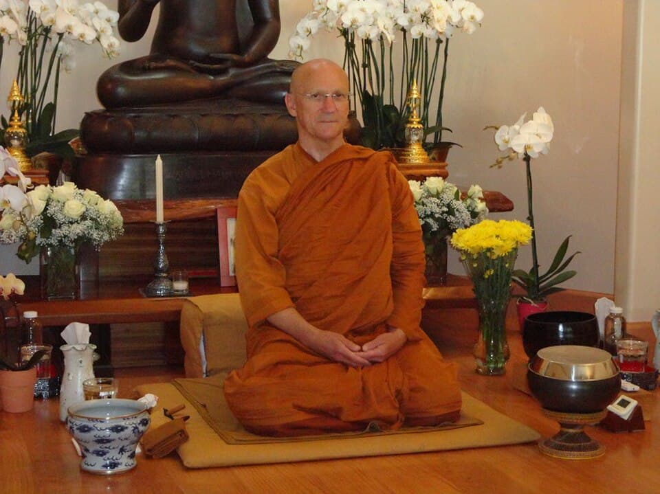 Ajahn Pasanno at Abhayagiri Buddhist Monastery, 2013