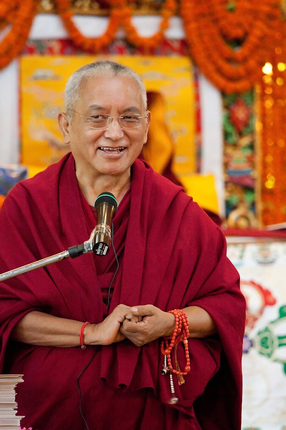 Kyabje Lama Thubten Zopa Rinpoche at Kopan Monastery, Nepal, 2008