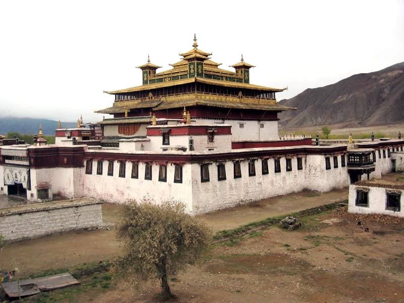 Samye Monastery, the first Buddhist monastery in Tibet, founded 779 CE