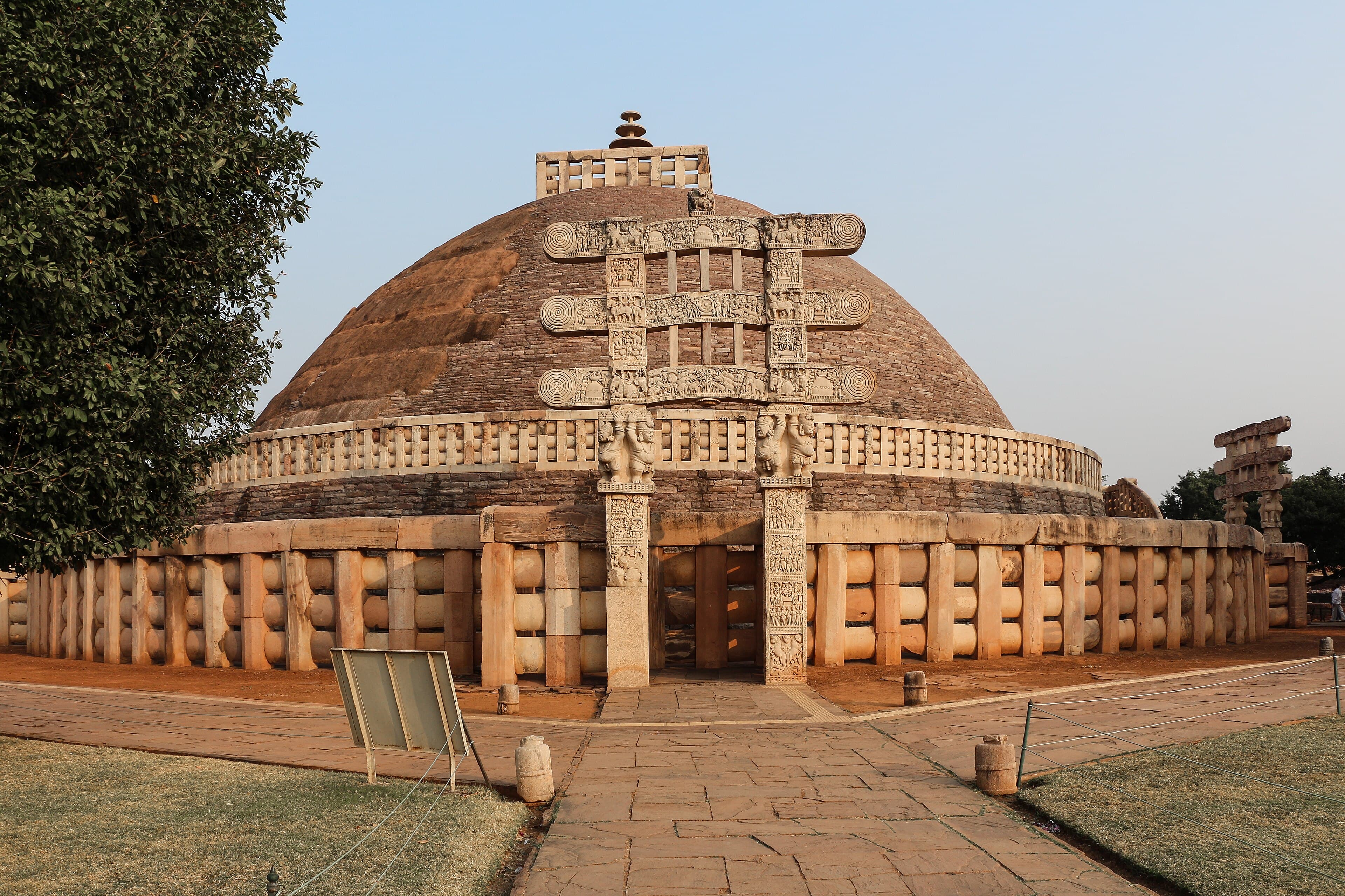 The Great Stupa at Sanchi, India