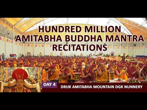 The 100-Million Amitabha Mantra Recitation — Day 5