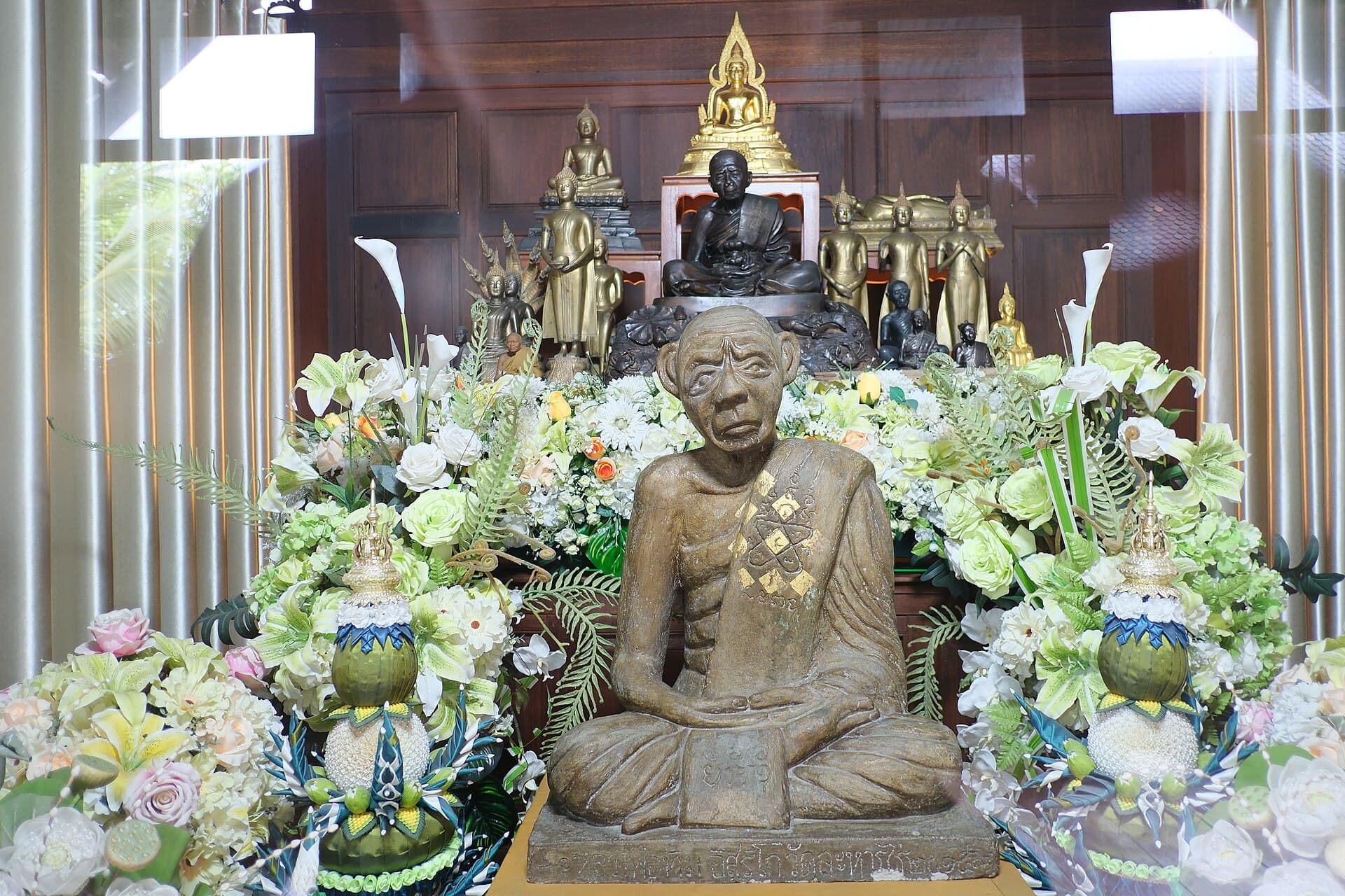 A monastery shrine room